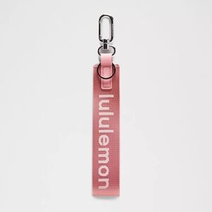*NWT* LULULEMON Never Lost Keychain , Color - Deco Pink/Light Ivory